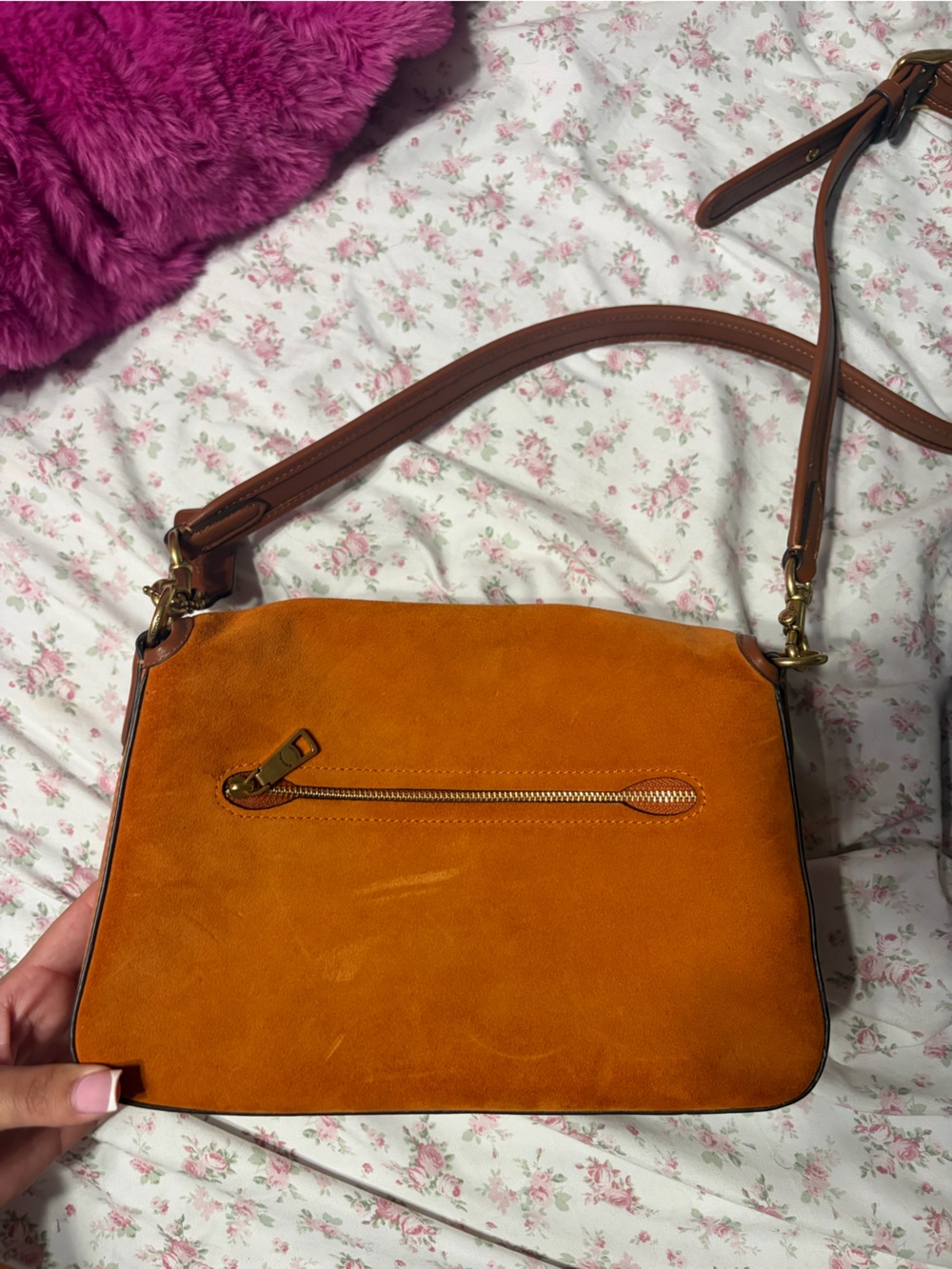 Burnt Orange Coach bag - Picture 6 of 7